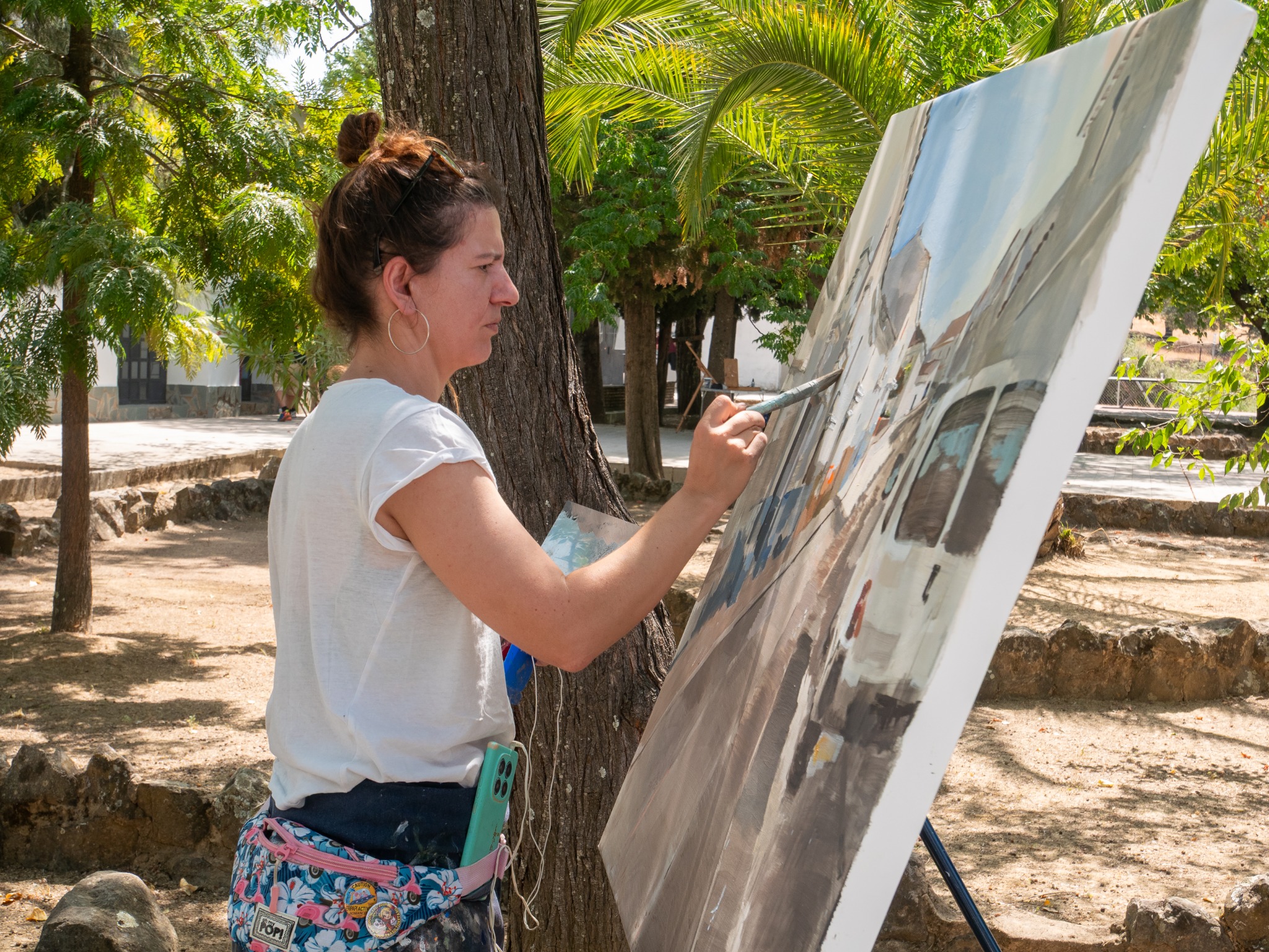 Pintura al aire libre en La Granada de Riotinto