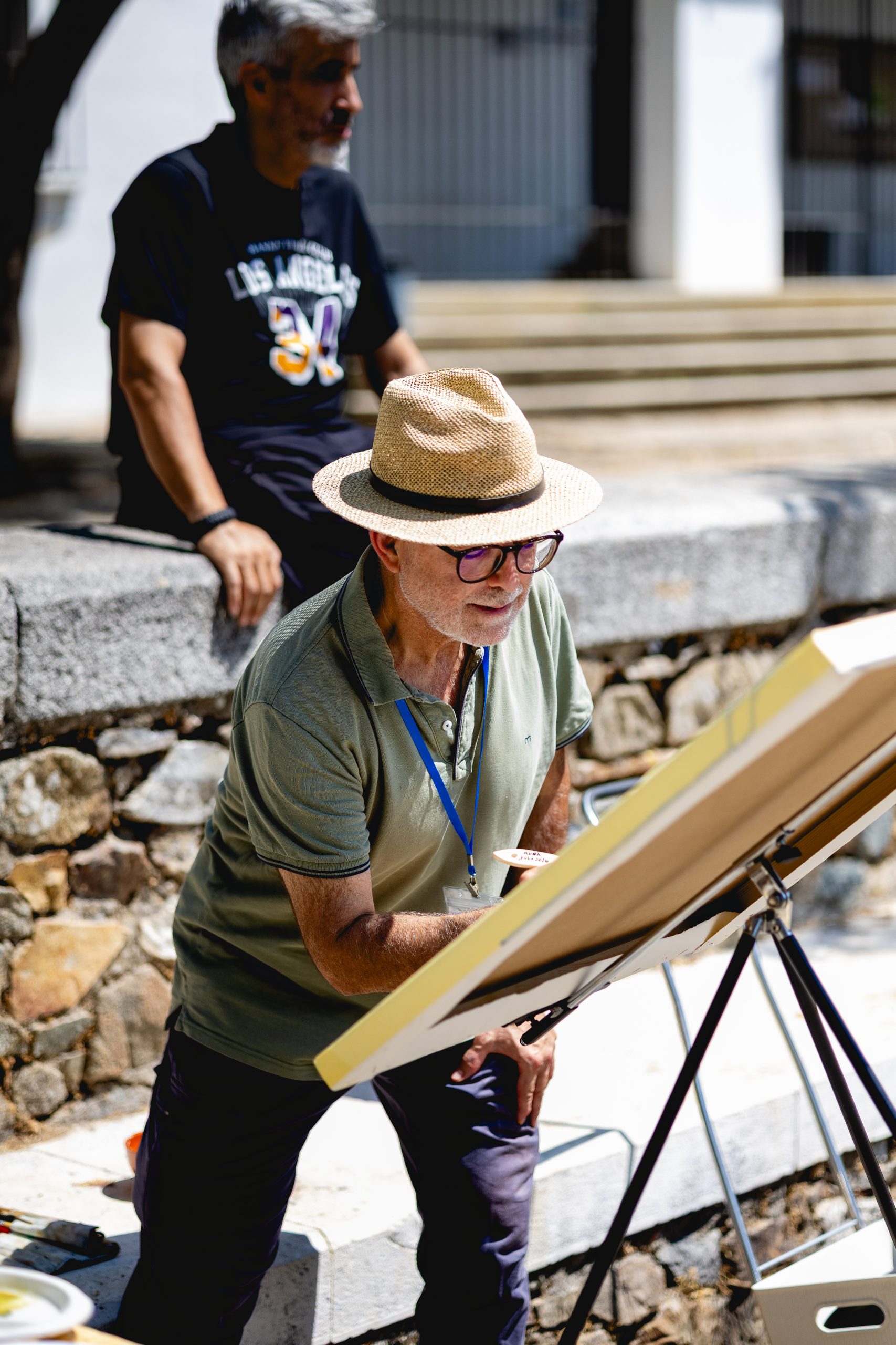 Aracena estrena con éxito su I Certamen de Pintura al Aire Libre