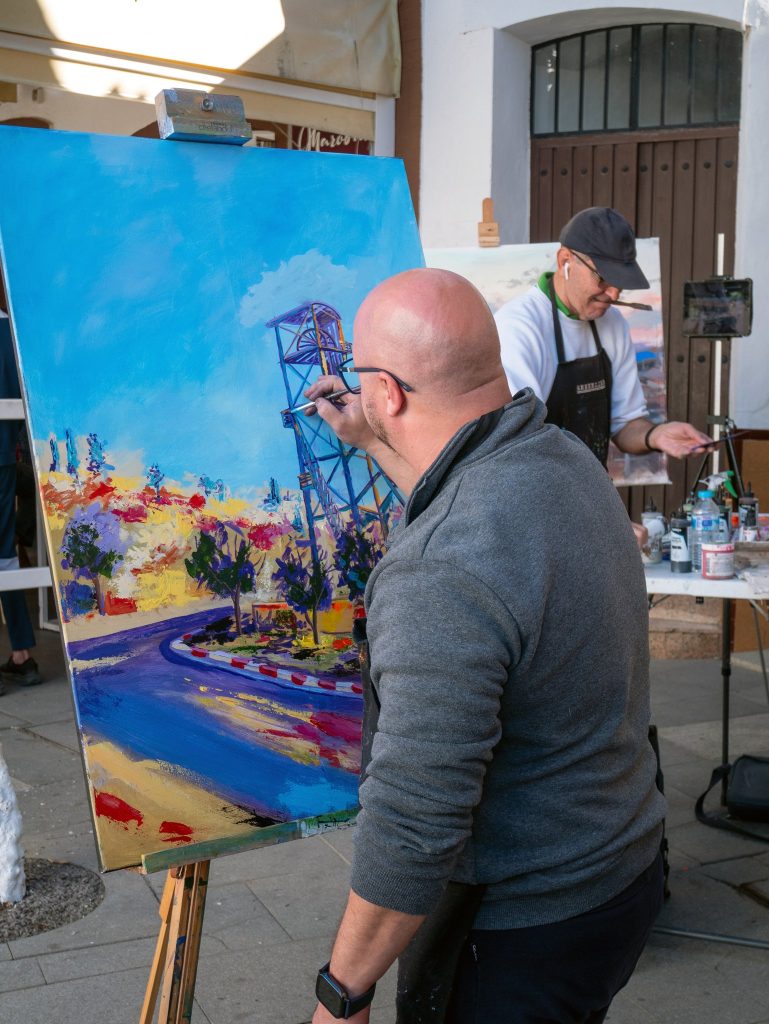 Creación de una obra urbana durante el certamen de Nerva