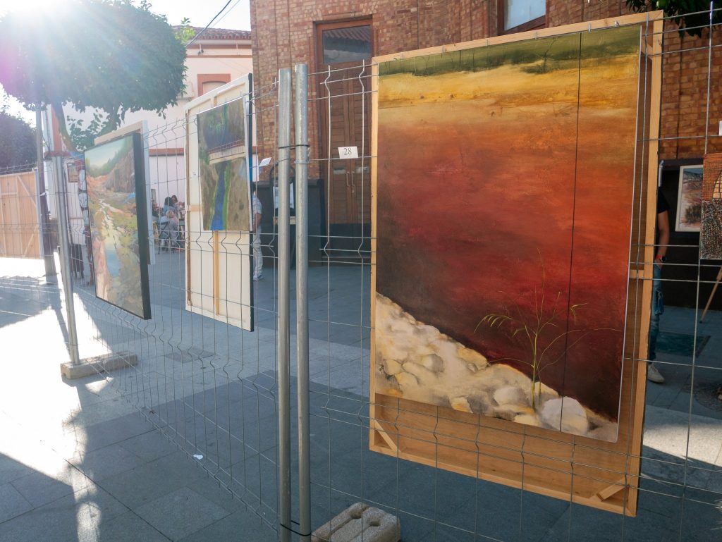 Obras expuestas al finalizar el XXIV Certamen Villa de Nerva