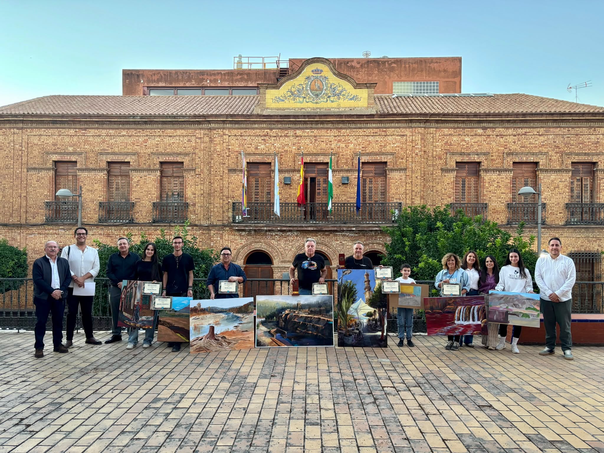 Abraham Pinto gana la XXIV edición del Certamen de Pintura al Aire Libre Villa de Nerva