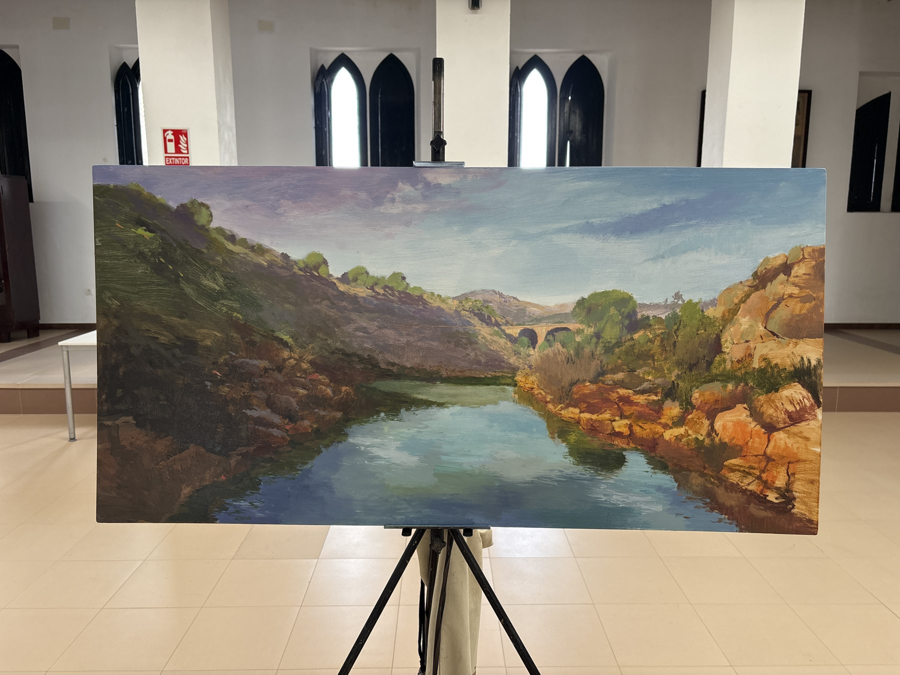 Paisaje presentado al certamen de Calañas