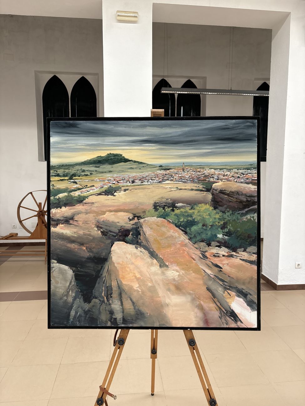 Interpretación pictórica del paisaje de Calañas